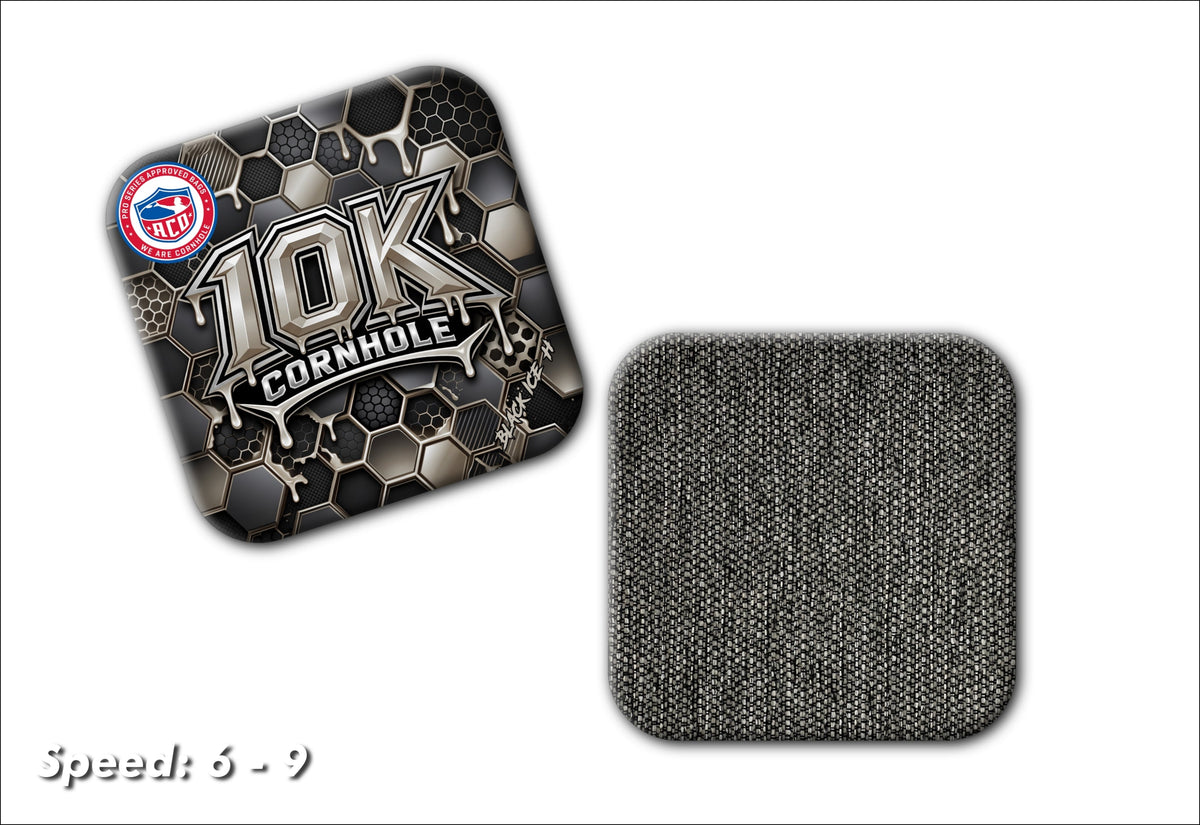 Honeycomb Noir Cornhole Bags