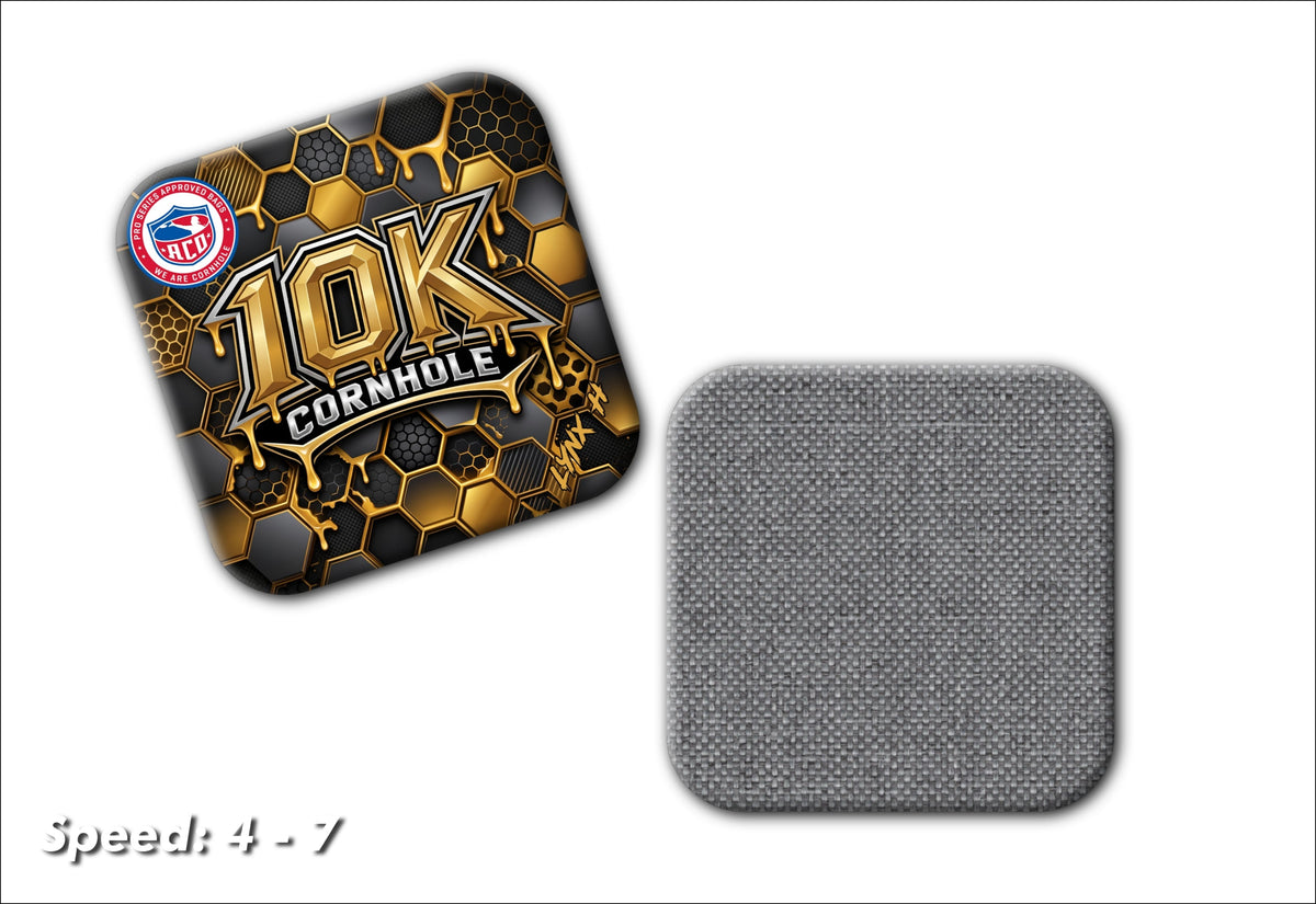 Honeycomb Noir Cornhole Bags