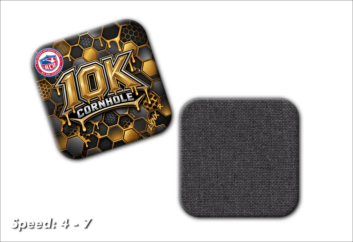 Honeycomb Noir Cornhole Bags