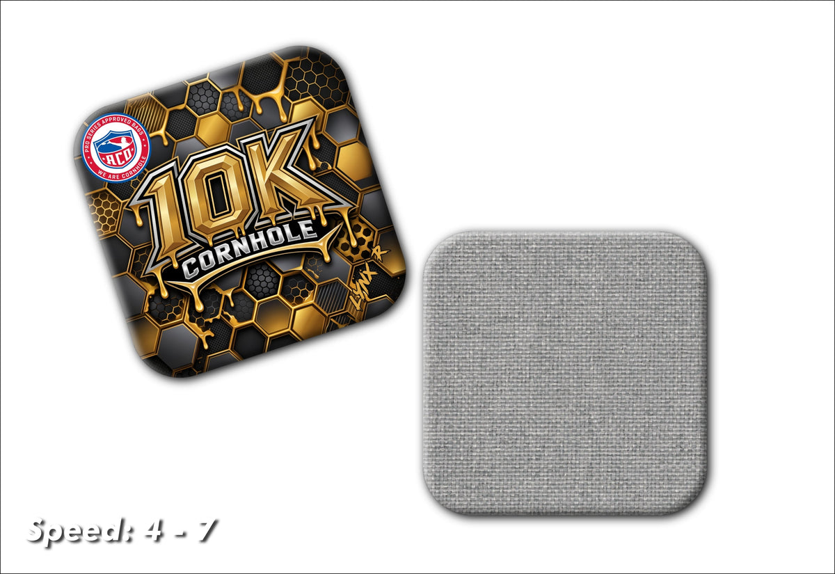 Honeycomb Noir Cornhole Bags