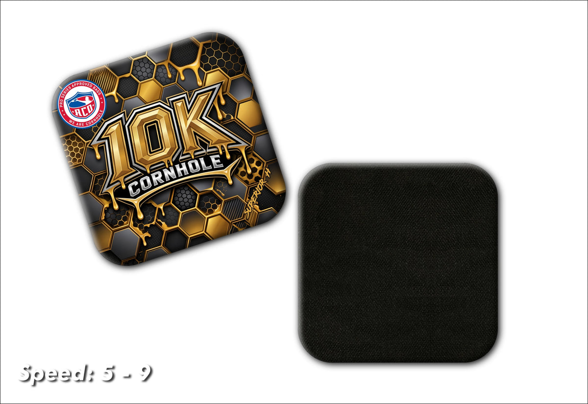 Honeycomb Noir Cornhole Bags