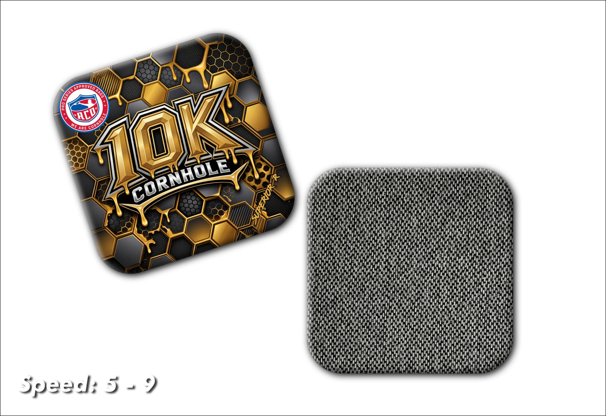 Honeycomb Noir Cornhole Bags