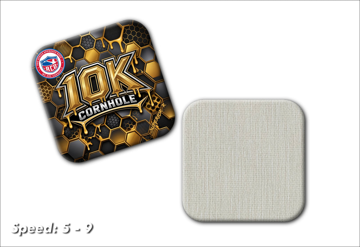 Honeycomb Noir Cornhole Bags