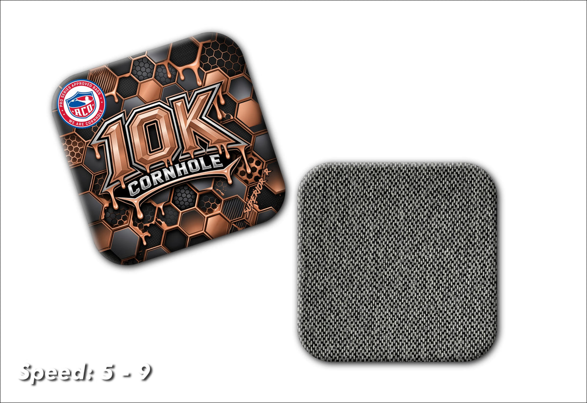 Honeycomb Noir Cornhole Bags