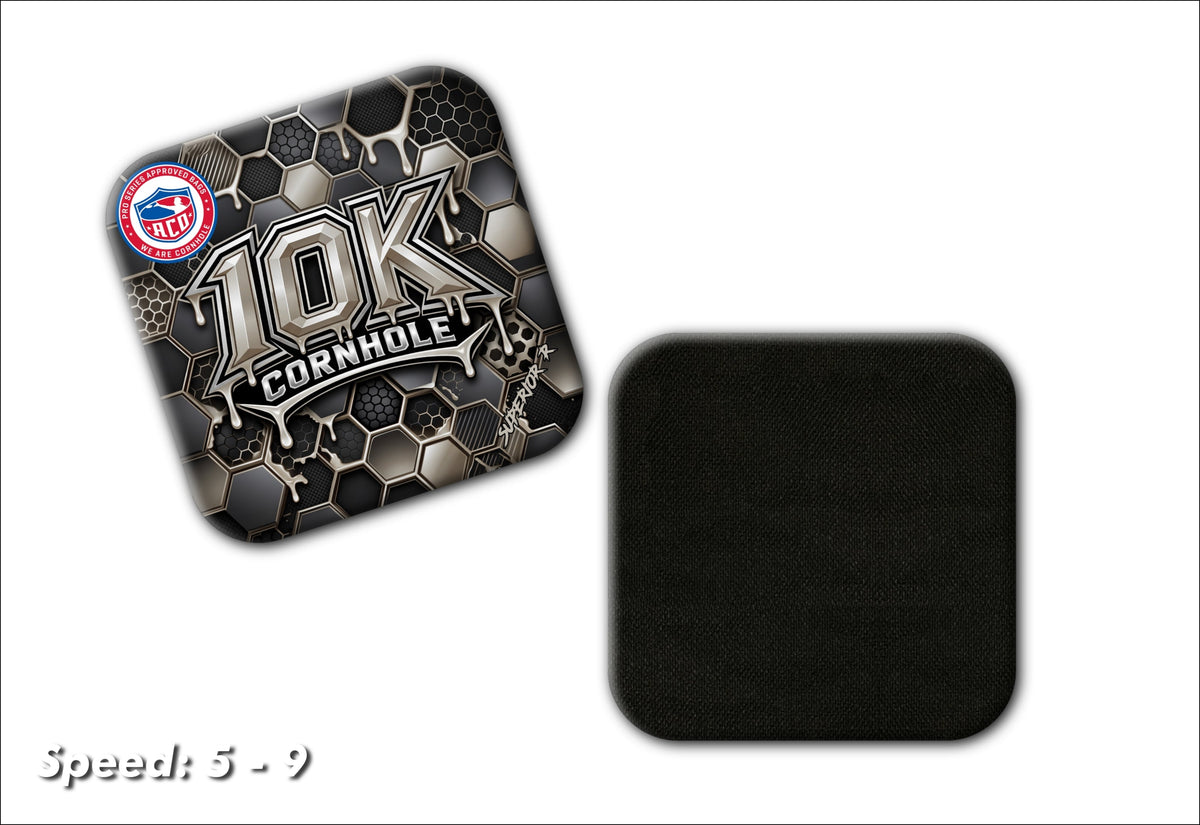 Honeycomb Noir Cornhole Bags