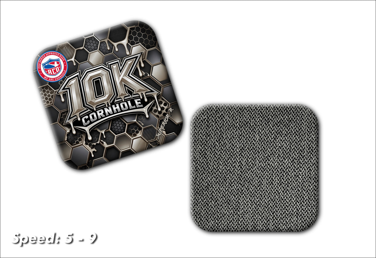 Honeycomb Noir Cornhole Bags